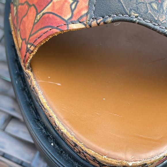 Dr Martens Adaya floral tattoo platform sandals size 42/10 - Picture 15 of 16